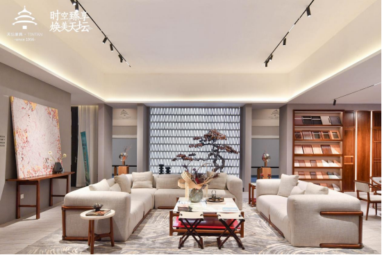 Kaiyun中国：天坛家具产品设计店态模型创新发布以旧换新亮相天津家博会(图3)