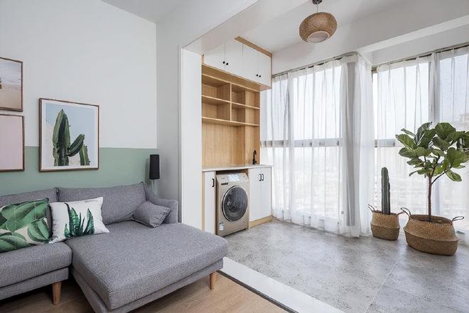 开云网站：原木风的两居室采光超好入户就被迷住了(图4)