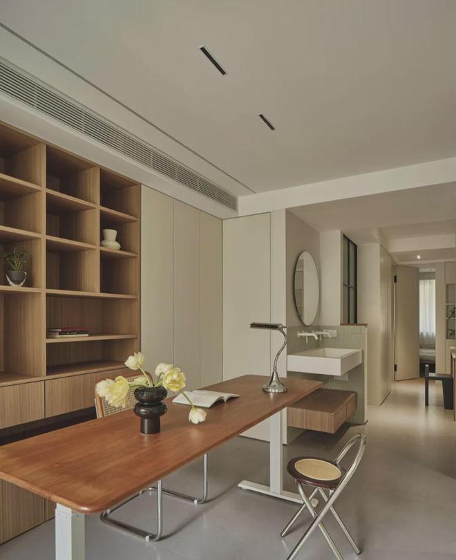 Kaiyun中国:55平老破小学区房改造巧改双儿童房+去客厅化(图5)