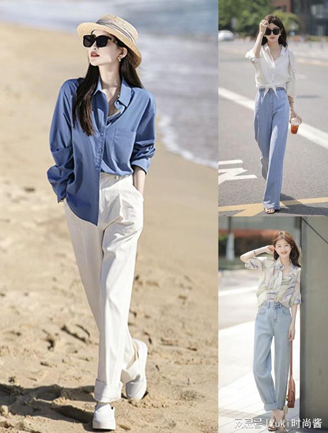 开云网站：夏季更适合简约风穿搭：轻盈与舒适的时尚哲学(图5)