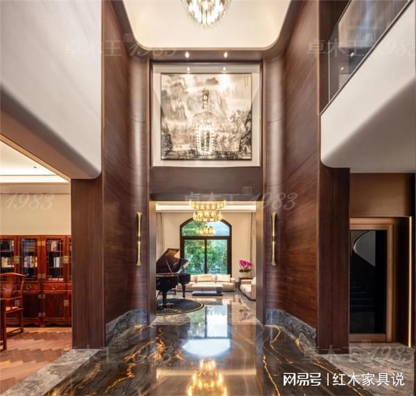 Kaiyun中国：别墅大宅定制：卓木王红木打造精致生活空间(图1)