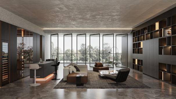 开云网站：匠心独运光影交织全屋定制“形影”“炫影”系列璀璨发布(图2)