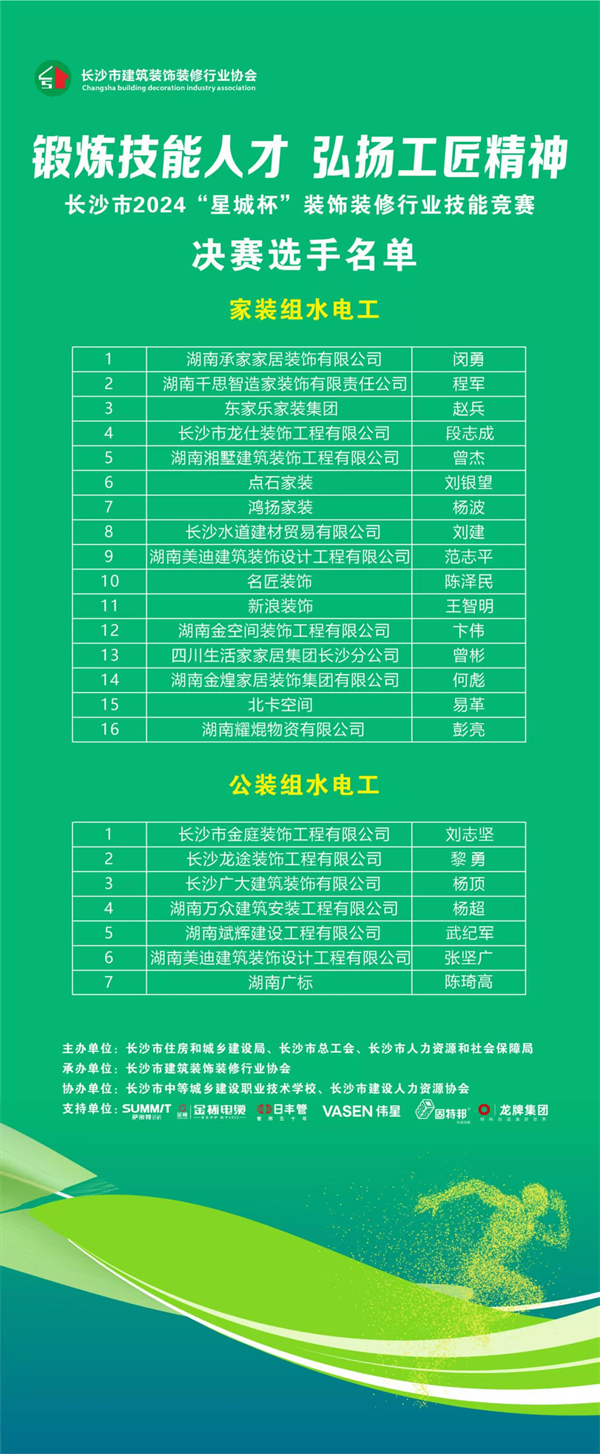 开云网站：长沙市2024年“星城杯”装饰装修行业技能竞赛即将开赛(图2)