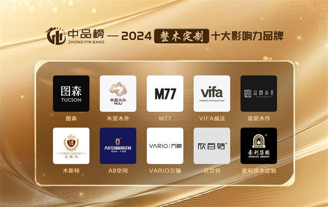 开云网站：中品榜2024整木定制十大品牌揭晓共筑家居新篇章！(图2)