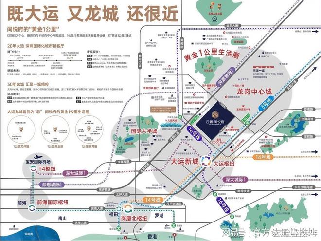 开云网站：龙岗中心城【闰悦蓝湾公馆】新规设计推售约73-114㎡精装2-4房(图9)