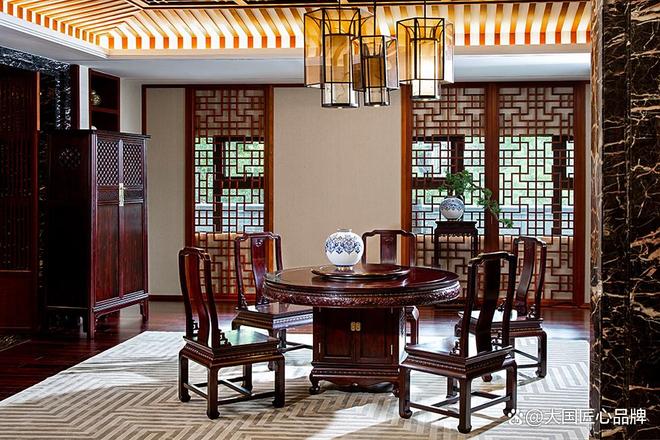 Kaiyun中国：红木整装十大品牌精选：融汇东方匠心诠释现代中式生活美学！(图7)