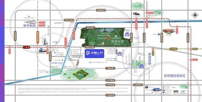 开云网站：深嘉上府售楼处嘉定深业深嘉上府发布：产城融合标杆项目(图23)