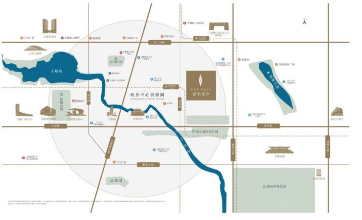 开云网站:百度热搜NO1政务东意禾澄庐售楼处发布:改善标杆打造静奢臻品(图2)