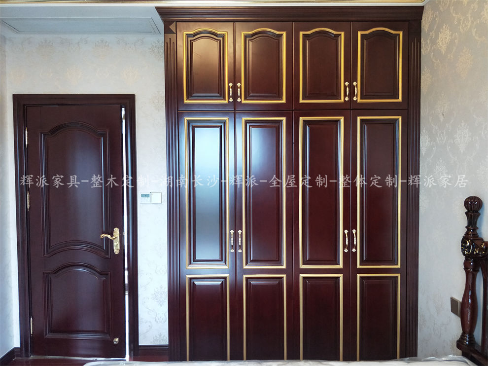开云网站：长沙定做全房原木家具原木鞋柜背景墙定制硬木材质-搜了网